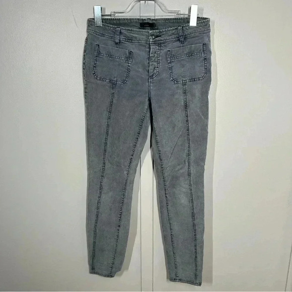Prana corduroy Gray Skinny Outdoor Pants size 6 - Picture 1 of 8